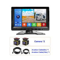 camera embarquee pour voiture-accessoire camping car-camera embarquee pour camping car-1080 HD-7 pouces écran LCD-2 caméras