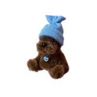 Mini ours de poche, jouet en peluche doux pour porte-clés, fournitures de fête 2,3 pouces N°6