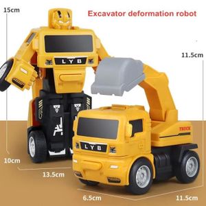 ROBOT - ANIMAL ANIMÉ Excavatrice - MKTOYS – Robot de Transformation, Jo