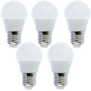 AMPOULE - LED 5 Ampoules LED E27 blanc froid 5W=40W