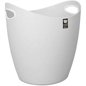 Panier De V/êtements Sales Panier De Rangement De V/êtements Sales Panier /À Linge Avec Couvercle 34cm blanc Rotin Tiss/é Panier De V/êtements Sales