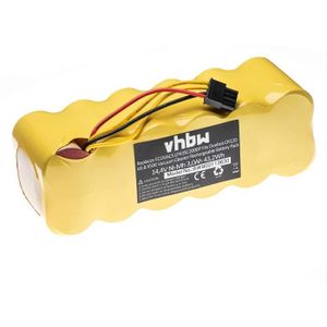 ASPIRATEUR ROBOT vhbw Batterie NiMH 3000mAh (14.4V) pour aspirateur