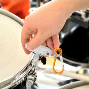 TAMBOUR DE FREINS Clé d'accordage de tambour universelle, durable et robuste de 5,4 mm de long avec un kit de batterie portable mousqueton, pour la
