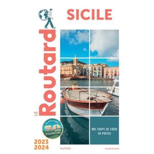LIVRE TOURISME MONDE Guide du Routard Sicile 2023-24