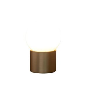 LAMPE A POSER PULCE-Lampe à poser LED Métal/Verre H23cm Laiton Martinelli Luce - designé par Emiliana Martinelli Ø 16,5cm / H 23,5cm