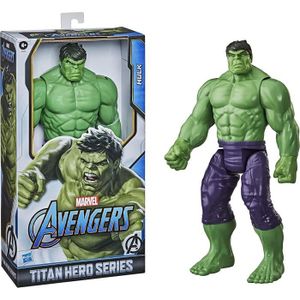 FIGURINE - PERSONNAGE Marvel Avengers Titan Hero Series Figurine Jouet Hulk Blast Gear Deluxe de 30 cm, pour Enfants a partir de 4 Ans Multicolore