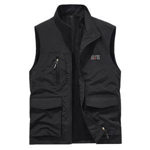 Gilet De Pêche Sans Manches Multi-Poches - Ajustable Homme Femme