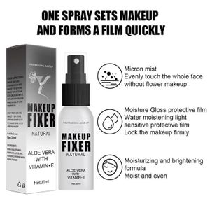 BASE YEUX Mxzzand fixateur de base pour le visage Spray fixateur de maquillage, 30ml, Base d'apprêt pour le visage, fixateur, hygiene gloss