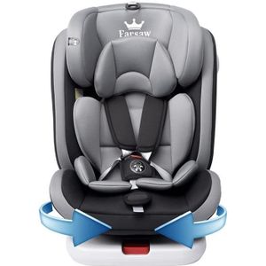 SIÈGE AUTO NSGMXT Siège auto bébé rotatif à 360° avec ISOFIX et groupe de position de repos 0+1/2/3 (9-36 kg/0-12 ans), ceinture de sécurité 5