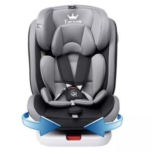 SIÈGE AUTO NSGMXT Siège auto bébé rotatif à 360° avec ISOFIX et groupe de position de repos 0+1/2/3 (9-36 kg/0-12 ans), ceinture de sécurité 5