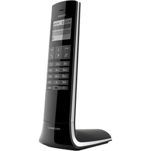 Téléphone fixe Luxia 150 Téléphone Sans Fil Noir Et Gris[J143]