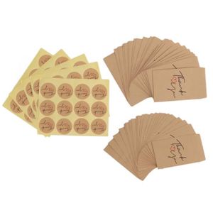CODIRATO 100 PCS Mini Enveloppes Coeur de Papier Kraft Petite