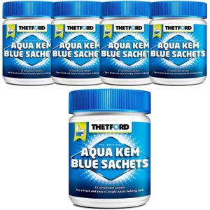 ENTRETIEN WC CHIMIQUE Thetford Mixte LOT 5 X Aqua KEM Blue SACHETS, , grand EU67