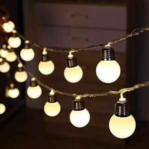 GUIRLANDE D'EXTÉRIEUR Solaires Ampoule Guirlandes Lumières 20 Led Ampoul