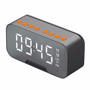 Radio réveil CA10064-Horloge4  sans fil Bluetooth 50 haut parle