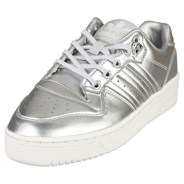 Baskets - adidas - RIVALRY LOW - Homme - Argent Argent - Cdiscount  Chaussures