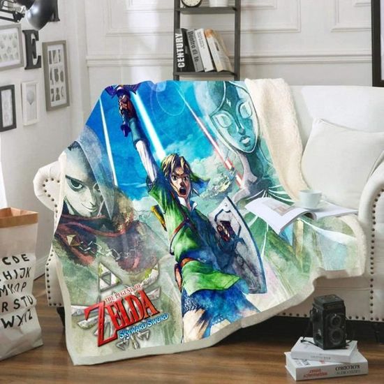 Couverture Dinosaure Sherpa Polaire - Douce, Chaude, 150x200 Cm, Idéale Pour Canapé, Lit Ou Camping - 8