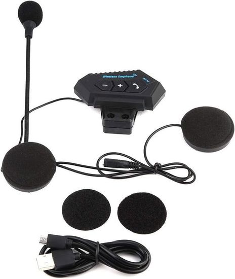 Intercom Moto Bluetooth Maxto MX1 Duo - Communication 2 Pilotes, 800m, Étanche IPX6, 20h Autonomie