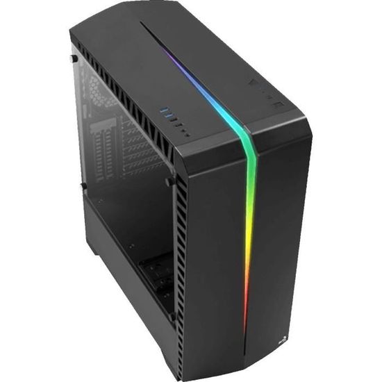 AEROCOOL BOITIER PC Scar - RGB - Noir - Verre trempé - Format ATX (ACCM-PB11013.11)