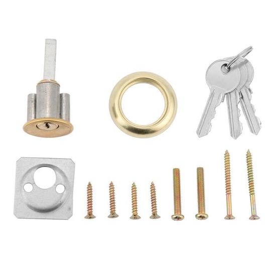 Loquet De Sécurité 3po - Pêne Rond Pour Porte - Agrafeuse, Loquet Longue - Uxcell