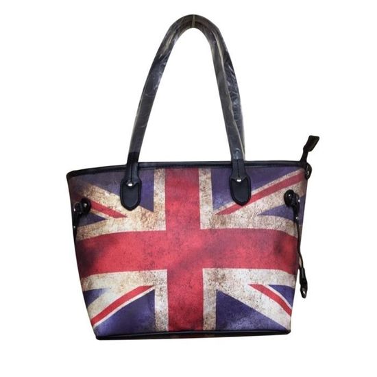 Sac Cabas Sac A Main A Main Fourre Tout London Drapeau Anglais Vieilli Achat Vente Sac Shopping 0701948538388 Cdiscount