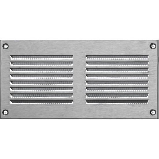 200x100mm Acier Inoxydable M tal Grille De Ventilation Grille D 200x100mm-acier-inoxydable-m-tal-grille-de-ventilation-grille-d