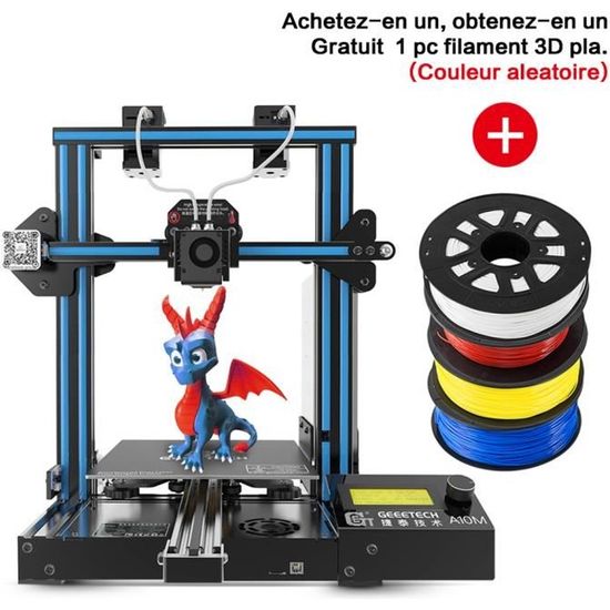  Imprimante 3D Geeetech A10M Mix-color 220 x 220 x 260mm EU PLUG