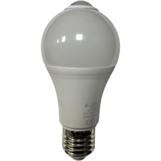 Lampe LED Avec Capteur De Mouvement PIR, 2 Pièces, 110/220V, Radar, Ampoule Avec Capteur 6W 9W 15W 18W, Pour Maison, Porche, Escalier, Couloir, Garage Souterrain