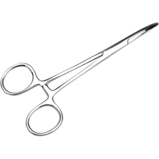 Lot De 3 Pinces Hémostatiques Chirurgicales Courbées - Acier Inox - Pour Dentiste Ou Soins