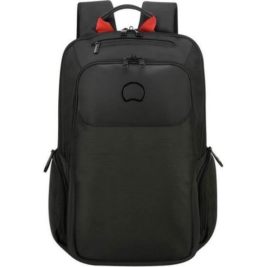 Sac à Dos DELSEY PARIS Parvis Plus - Noir - 13,3 Pouces - Imperméable Et Respirant