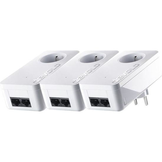 Starter Kit CPL Devolo dLAN 550 WiFi+ Blanc - Boîtier de Streaming