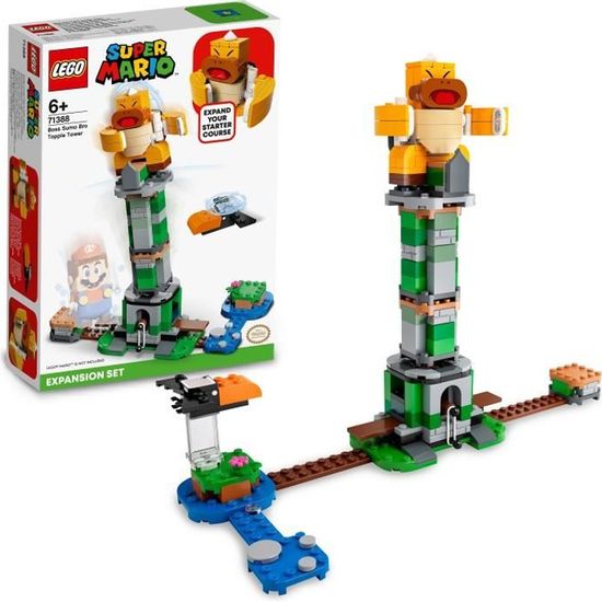 LEGO® 71388 Super Mario Ensemble d’Extension La Tour Infernale du Boss Frère Sumo, Jouet Enfant 6 ans, Jouet à Collectionner