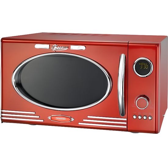 Adexi Melissa 163 30088/900 W/25 l/Design micro-ondes avec grill/four micro-ondes Rouge 