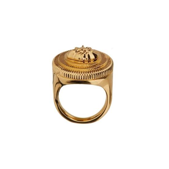 Bague réglable en acier pendentif note de musique