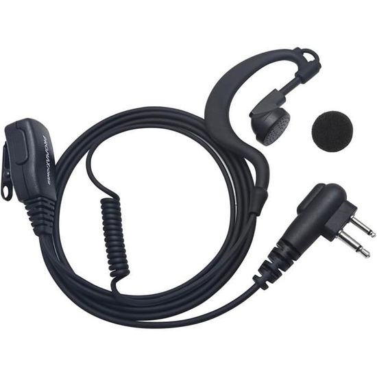 Motorola Cuffie Auricolare Walkie Talkie Per Motorola 2 Pin - Con Microfono PTT E Tubo Acustico, Compatibile Con CP040, GP68, GP88 Walkie Talkie Amazon - Foto 6