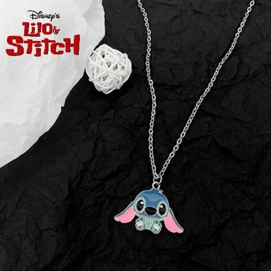 Collier Stitch argent Lilo et stitch - Achat / Vente sautoir et collier  Collier Stitch argent Lilo 