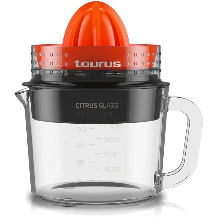 Citrus Glass Presse agrumes électrique avec bol en verre 30WDouble sens