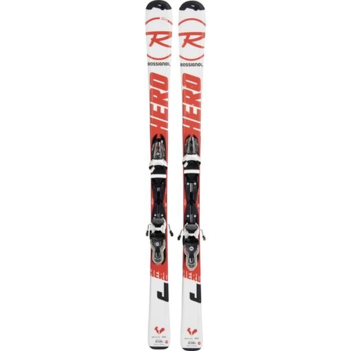 ROSSIGNOL Skis alpin Hero Junior 130-150 Xpress 7 B83 - Enfant mixte - Noir