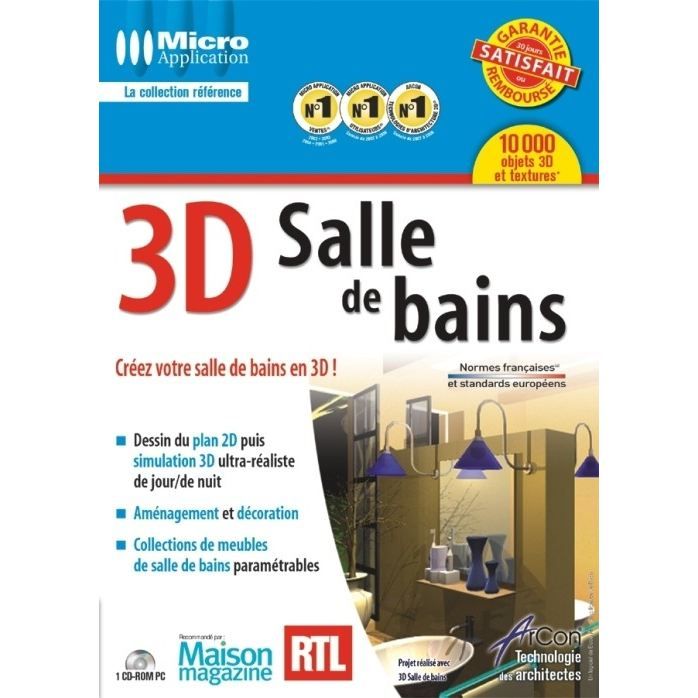 3D SALLE DE BAINS / PC CD-ROM