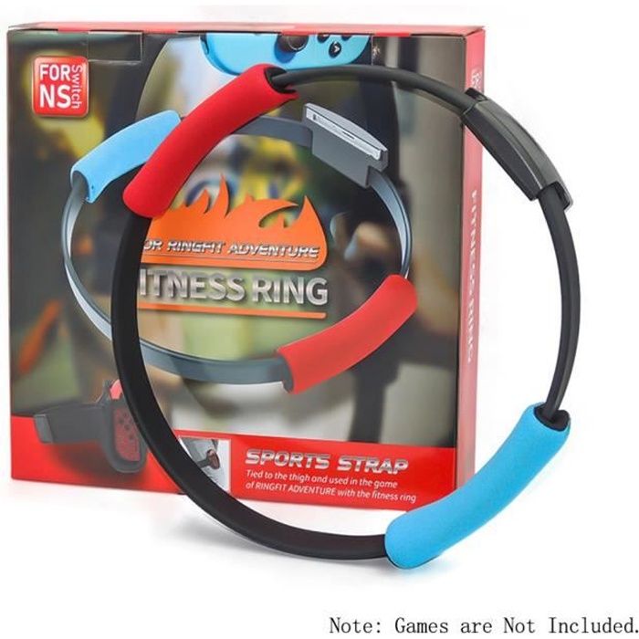 Compatible avec Nintendo Switch Joy-con Ring Fit Adventure Game Réglable Elastic Leg Strap Sport Band Ring-Con Grips Leg