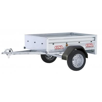 Bâche pour remorque Erka modèle NLC 1612 - Dimensions bâche : 161cm x 121cm x 12cm - Coloris Gris
