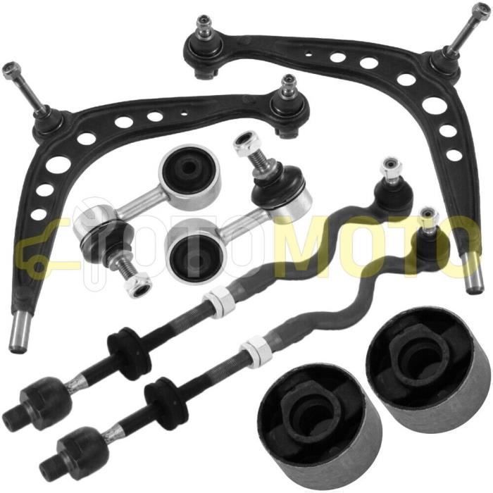 Bras de suspension avant pour BMW 3 E36 triangle, rotule, biellette 8 pièces