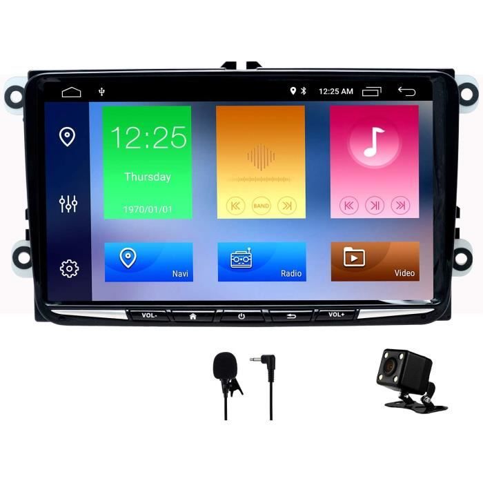 SWTNVIN An oid 10.0 Autoradio stéréo Fits für VW canddy Golf Tiguan Skoda Octavia Lecteur DVD Radio 7 Pouces HD Écran Tactile GP258