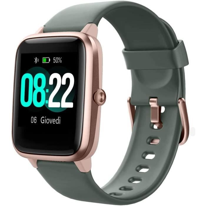 Willful Montre Connectée Femmes Homme Smartwatch Montre Sport Podometre Cardiofrequencemètre ECG Etanche IP68 Natation Running Montr