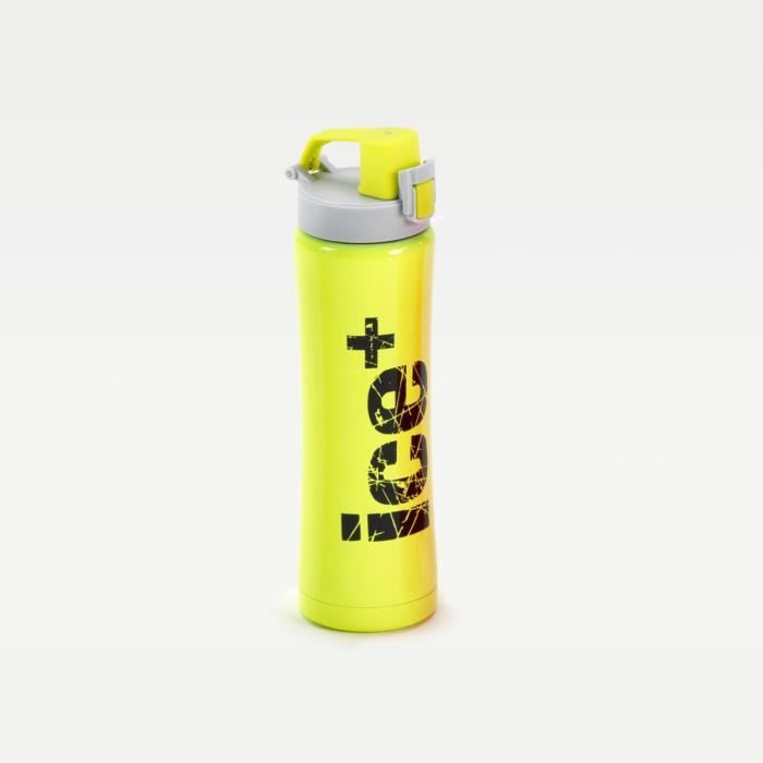 Gourde thermique thermos isotherme 550 ml sport Ice, Couleur: Jaune