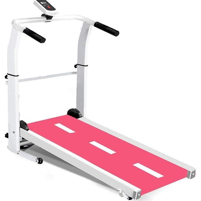 TAPIS DE COURSE Roulant mécanique Pliable Home-Trainer Tapis de Course Pliable, Tapis Roulant Mécanique avec Dest389