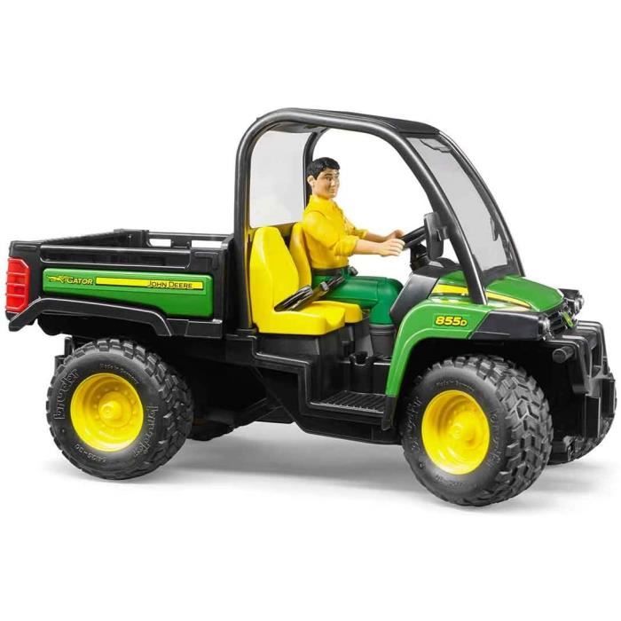 VEHICULE MINIATURE ASSEMBLE ENGIN TERRESTRE MINIATURE ASSEMBLE BRUDER - 02490 -Véhicule tout terrain JOHN DEERE Gator X346