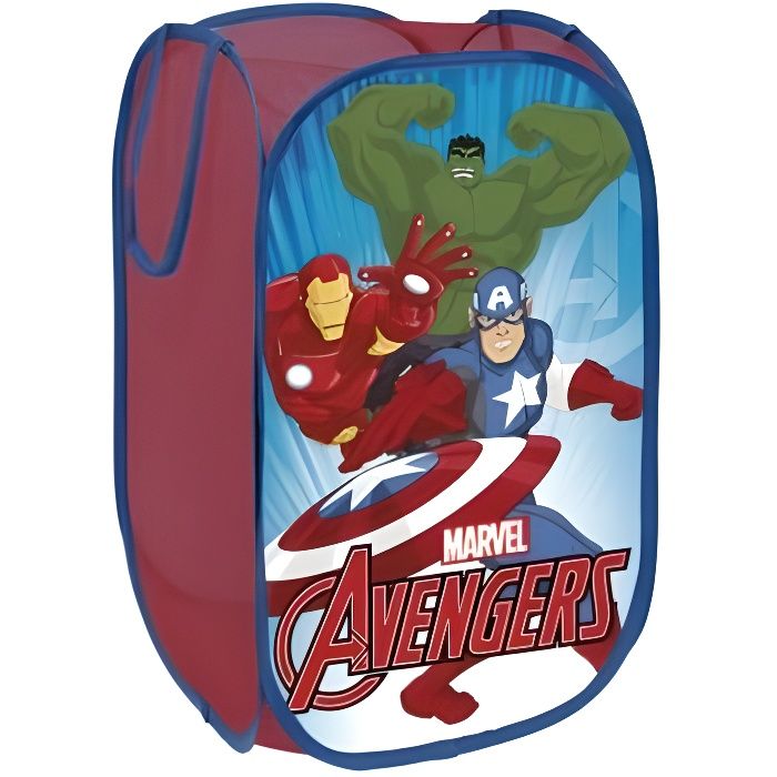Panier à Linge - Coffre à jouets Rangement Avengers