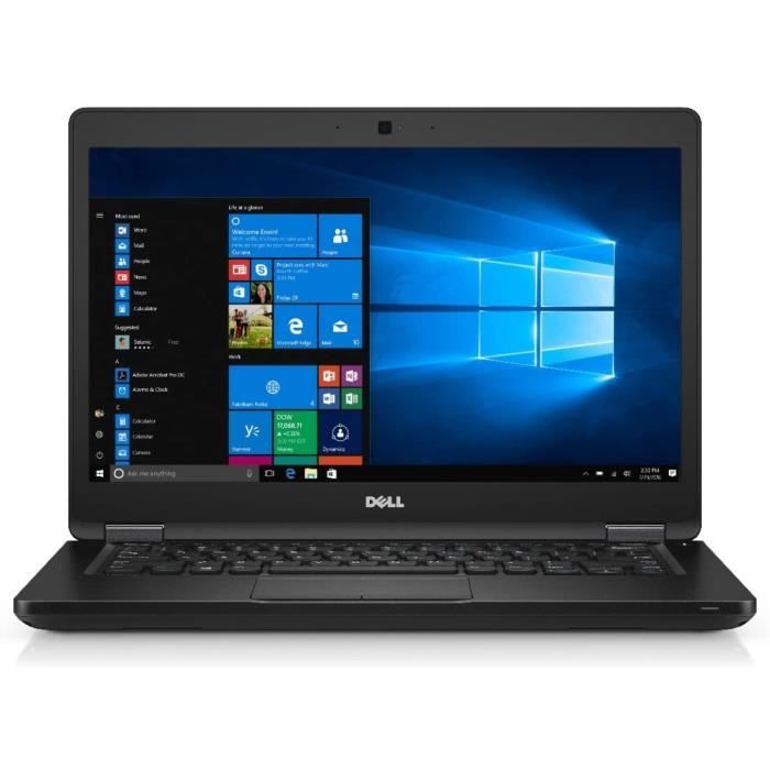 Pc Portable Dell Latitude 5480 Intel Core i5-6200u de 6eme génération 2,8GHz 14