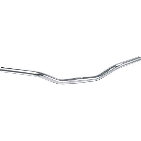 Cintre velo city acier d25.4 argent ergotec city cruiser l635mm haut.41mm 42° 570gr